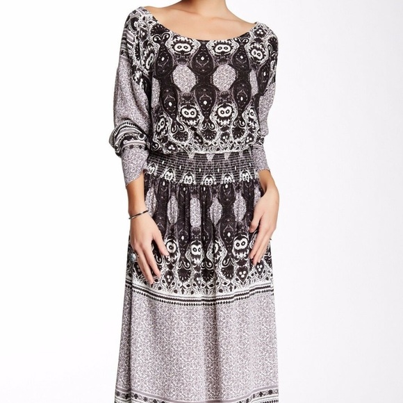 FREE PEOPLE Reversible boho She's A Lady dress S - Picture 2 of 8